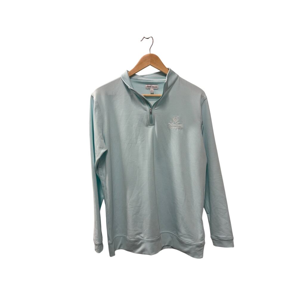 Peter Millar The Old Course St Andrews Links Quarter Zip Long Sleeve Kids Large